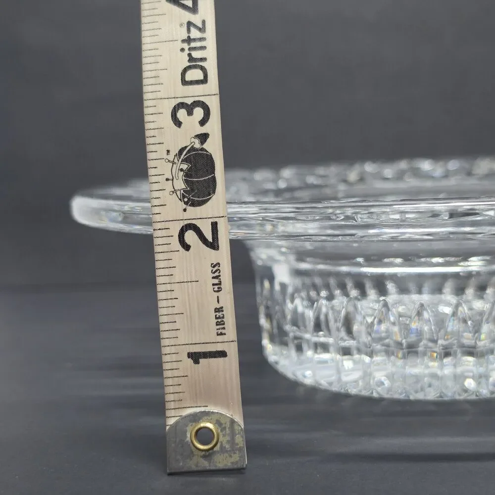 Jim O'Leary 2000 Waterford Crystal Bethany Pillar Candle Holder Bottle Coaster